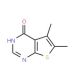5,6-Dimethyl-3H-thieno[2,3-d]pyrimidin-4-one (CAS 18593-44-7) - chemical structure image