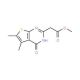 (5,6-Dimethyl-4-oxo-3,4-dihydro-thieno[2,3-d]pyrimidin-2-yl)-acetic acid methyl ester (CAS 105219-75-8) - chemical structure