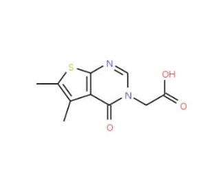 (5,6-dimethyl-4-oxothieno[2,3-d]pyrimidin-3(4H)-yl)acetic acid - chemical structure image