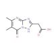 (5,6-Dimethyl-7-oxo-4,7-dihydro-[1,2,4]triazolo-[1,5-a]pyrimidin-2-yl)-acetic acid - chemical structure image