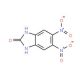 5,6-Dinitro-1,3-dihydro-benzoimidazol-2-one (CAS 3705-86-0) - chemical structure image