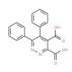 5,6-Diphenyl-3,4-pyridazinedicarboxylic acid - chemical structure image