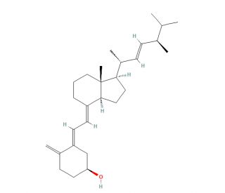 5,6-trans-Vitamin D2 (CAS 51744-66-2) - chemical structure image