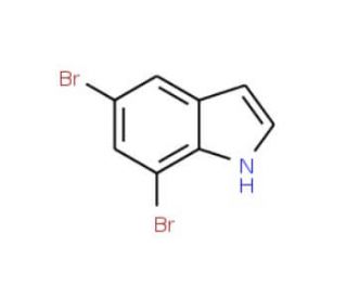 5,7-Dibromoindole (CAS 36132-08-8) - chemical structure image