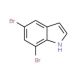 5,7-Dibromoindole (CAS 36132-08-8) - chemical structure image