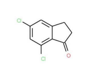 5,7-Dichloro-1-indanone (CAS 448193-94-0) - chemical structure image