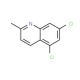 5,7-Dichloro-2-methylquinoline (CAS 26933-09-5) - chemical structure image