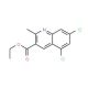 5,7-Dichloro-2-methylquinoline-3-carboxylic acid ethyl ester (CAS 948293-72-9) - chemical structure image