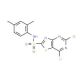 5,7-Dichlorothiazolo[4,5-d]pyrimidin-2-sulfonic acid (2,4-dimethylphenyl)amide - chemical structure image