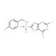 5,7-Dichlorothiazolo[4,5-d]pyrimidin-2-sulfonic acid (4-chlorobenzyl)amide - chemical structure image