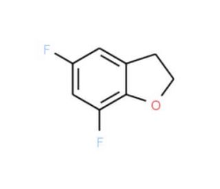 5,7-Difluoro-2,3-dihydrobenzo[b]furan (CAS 175203-20-0) - chemical structure image