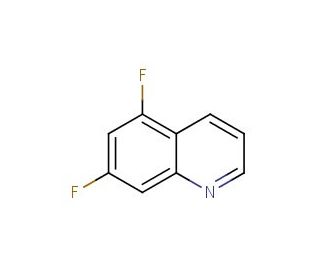 5,7-difluoroquinoline (CAS 34522-72-0) - chemical structure image