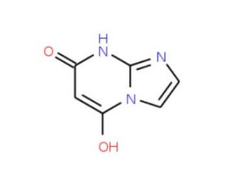 5,7-Dihydroxyimidazo[1,2-a]pyrimidine (CAS 51647-90-6) - chemical structure image