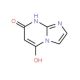 5,7-Dihydroxyimidazo[1,2-a]pyrimidine (CAS 51647-90-6) - chemical structure image