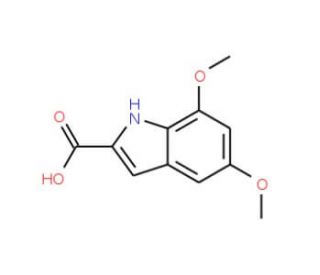 5,7-dimethoxy-1H-indole-2-carboxylic acid - chemical structure image