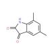 5,7-Dimethyl-1H-indole-2,3-dione (CAS 39603-24-2) - chemical structure image