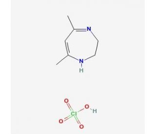 5,7-Dimethyl-2,3-dihydro-1H-[1,4]diazepine perchlorate (CAS 38772-18-8) - chemical structure image