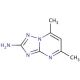 5,7-dimethyl[1,2,4]triazolo[1,5-a]pyrimidin-2-amine (CAS 7135-02-6) - chemical structure image
