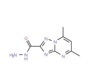 5,7-Dimethyl[1,2,4]triazolo[1,5-a]pyrimidine-2-carbohydrazide (CAS 350478-67-0) - chemical structure image