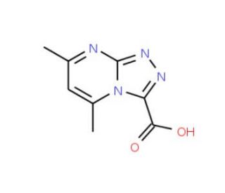 5,7-Dimethyl[1,2,4]triazolo[4,3-a]pyrimidine-3-carboxylic acid (CAS 842972-32-1) - chemical structure image