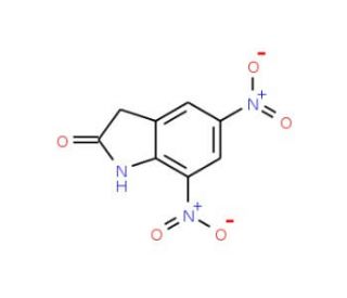 5,7-Dinitrooxindole (CAS 30490-21-2) - chemical structure image