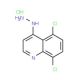 5,8-Dichloro-4-hydrazinoquinoline hydrochloride (CAS 1170215-21-0) - chemical structure image