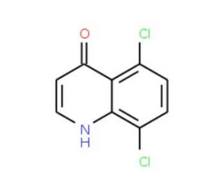 5,8-Dichloro-4-quinolinol (CAS 53790-82-2) - chemical structure image