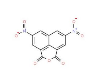5,8-dinitro-1H,3H-benzo[de]isochromene-1,3-dione (CAS 3807-80-5) - chemical structure image
