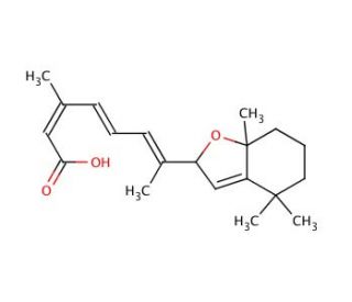 5,8-Epoxy-13-cis Retinoic Acid(Mixture of Diastereomers) (CAS 112018-12-9) - chemical structure image