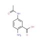 5-Acetamido-2-aminobenzoic acid (CAS 50670-83-2) - chemical structure image