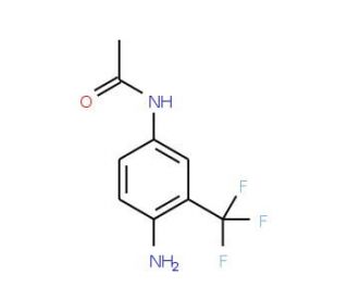 5-Acetamido-2-aminobenzotrifluoride (CAS 1579-89-1) - chemical structure image