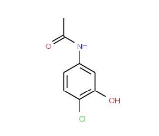 5-Acetamido-2-chlorophenol (CAS 28443-52-9) - chemical structure image