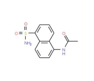 5-Acetamidonaphthalene-1-sulfonamide (CAS 32327-48-3) - chemical structure image