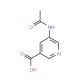 5-Acetamidonicotinic acid (CAS 82817-65-0) - chemical structure image