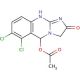5-Acetoxy Anagrelide (CAS 1076198-71-4) - chemical structure image