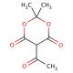 5-Acetyl-2,2-dimethyl-1,3-dioxane-4,6-dione (CAS 72324-39-1) - chemical structure image