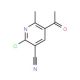 5-Acetyl-2-chloro-6-methylnicotinonitrile - chemical structure image