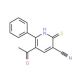 5-acetyl-2-mercapto-6-phenylnicotinonitrile - chemical structure image