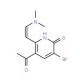 5-Acetyl-3-bromo-6-[(E)-2-(dimethylamino)ethenyl]-2(1H)-pyridinone - chemical structure image