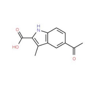 5-Acetyl-3-methyl-1H-indole-2-carboxylic acid - chemical structure image