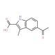 5-Acetyl-3-methyl-1H-indole-2-carboxylic acid - chemical structure image