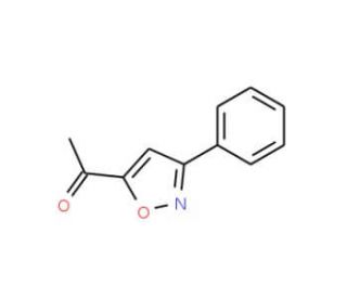 5-Acetyl-3-phenylisoxazole (CAS 2048-69-3) - chemical structure image