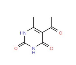 5-acetyl-6-methylpyrimidine-2,4(1H,3H)-dione (CAS 22293-60-3) - chemical structure image