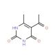 5-acetyl-6-methylpyrimidine-2,4(1H,3H)-dione (CAS 22293-60-3) - chemical structure image