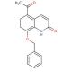 5-Acetyl-8-(phenylmethoxy)-2-quinolinone - chemical structure image