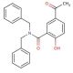 5-Acetyl-N,N-dibenzyl-salicylamide - chemical structure image
