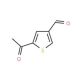 5-Acetyl-thiophene-3-carbaldehyde (CAS 41907-99-7) - chemical structure image