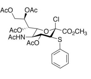 5-(Acetylamino)-2-chloro-2,5-dideoxy-3-S-phenyl-3-thio-D-erythro-α-L-gluco-2-nonulopyranosonic Acid Methyl Ester 4,7,8,9-Tetr