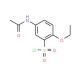 5-Acetylamino-2-ethoxy-benzenesulfonyl chloride (CAS 680618-19-3) - chemical structure image