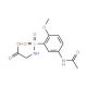 ({[5-(acetylamino)-2-methoxyphenyl]sulfonyl}amino)acetic acid - chemical structure image